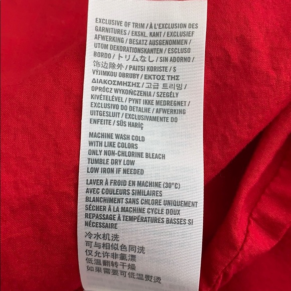 Hollister Red Floral Tropical Skirt - Picture 8 of 9